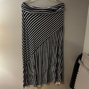 Long fold over skirt